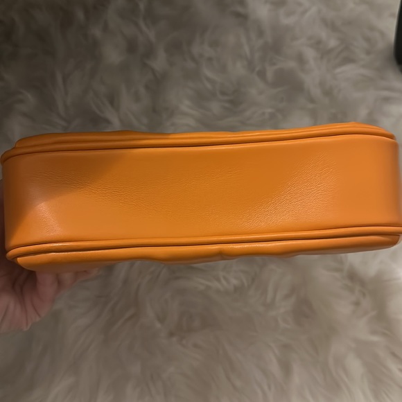 AUTHENTIC JW PEI GABBI RUCHED HOBO BAG in orange - LIKE NEW. Worn a few times - Picture 5 of 10